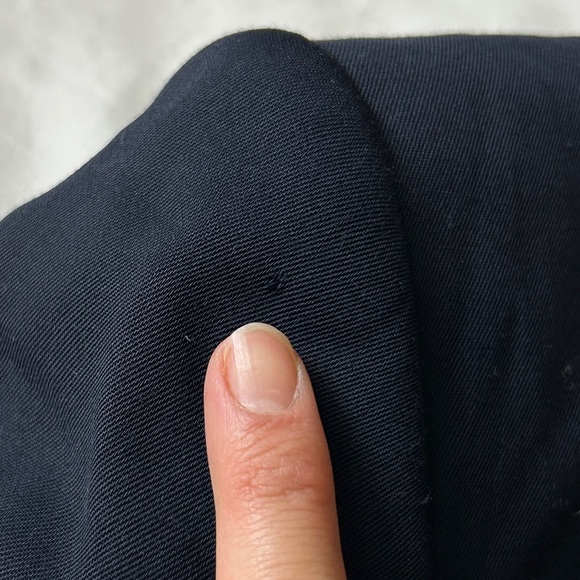 Lauren Ralph Lauren Navy Double Breasted wool blend blazer - Picture 7 of 7